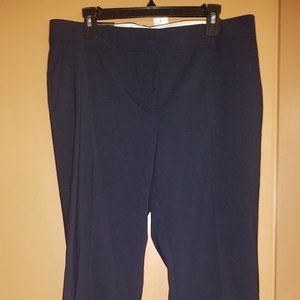 $98 ANN TAYLOR DEVIN TROUSER LEG BLUE 12 TALL NWT